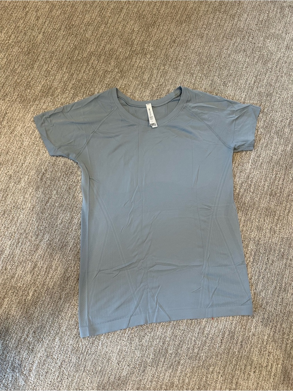 Women's Blue Performance Short Sleeve Top